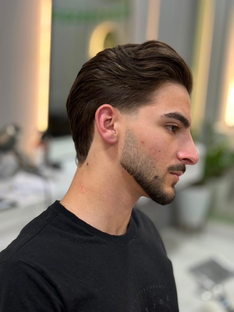 Trabalho de corte e barba realizado na Felipe Barber, Ibirama