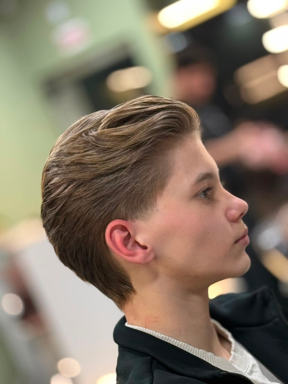 Corte masculino em degradê feito na Felipe Barber, Ibirama